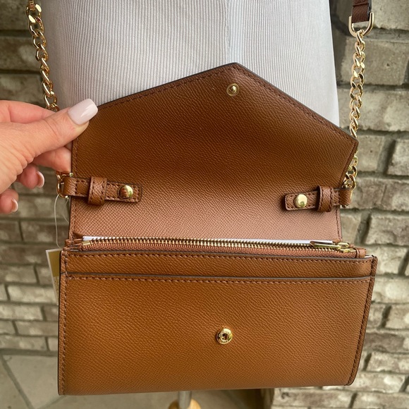 Michael Michael Kors Jet Set Charm Large Envelope Phone Crossbody Luggage Travel - Picture 5 of 11